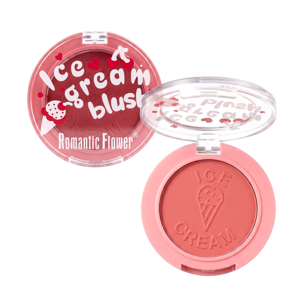 RUBOR COMPACTO ICE CREAM ROMANTIC FLOWER