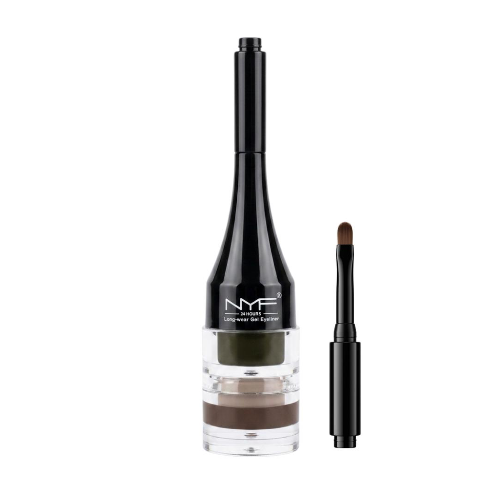 KIT DE DELINEADOR DE CEJAS Y OJOS DOBLE NYF