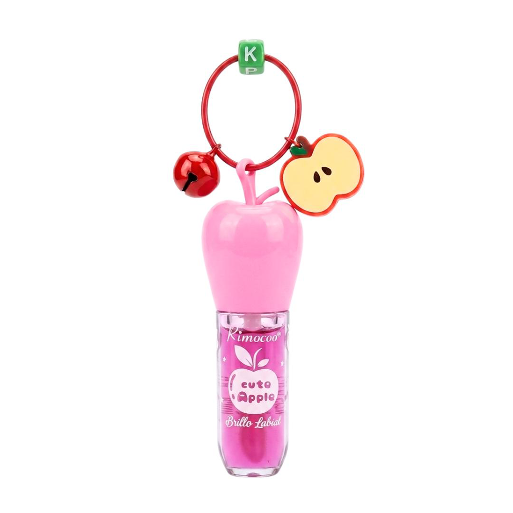 [R9190] LIP GLOSS CUTE APPLE CON CHARM RIMOCOO *