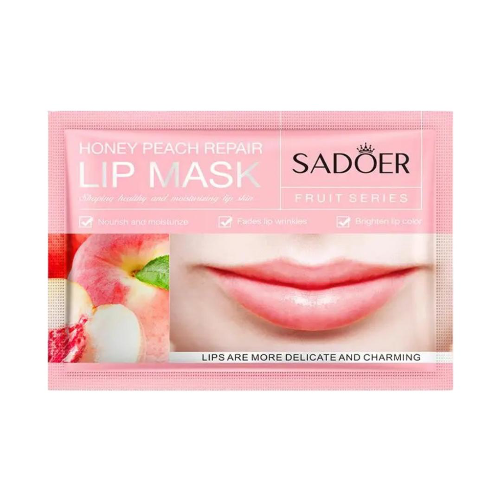 [SD93055] MASCARILLA DE COLÁGENO PARA LABIOS DURAZNO SADOER