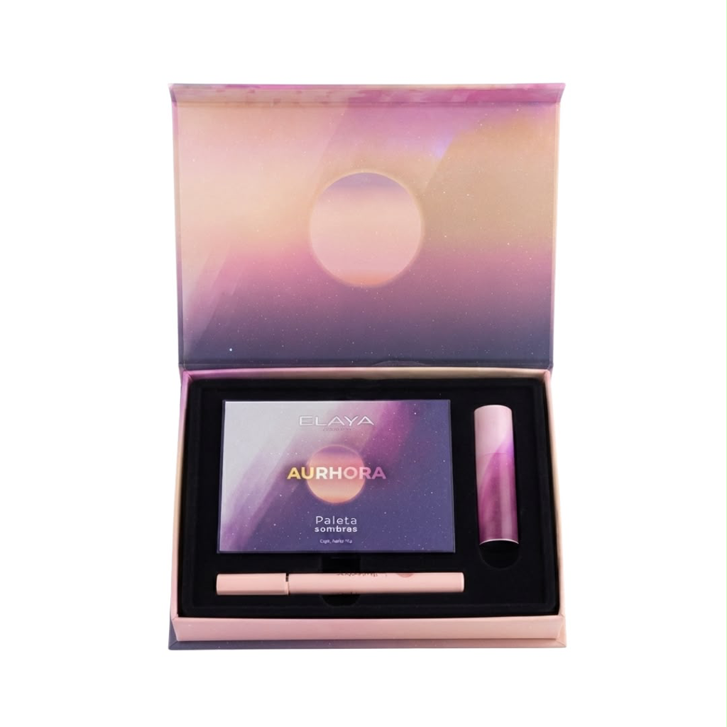 [E050] SET DE MAQUILLAJE AURHORA ELAYA BELLEZA