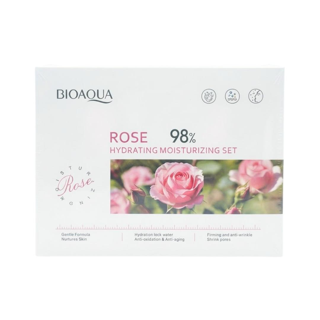 KIT VIAJERO SKINCARE ROSAS Y ÁCIDO HIALURONICO BIOAQUA