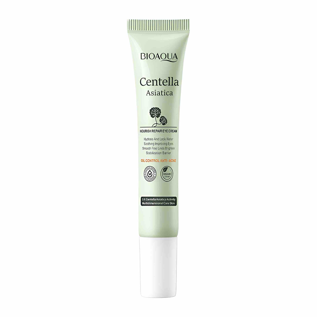 CONTORNO DE OJOS CON CENTELLA ASIÁTICA BIOAQUA