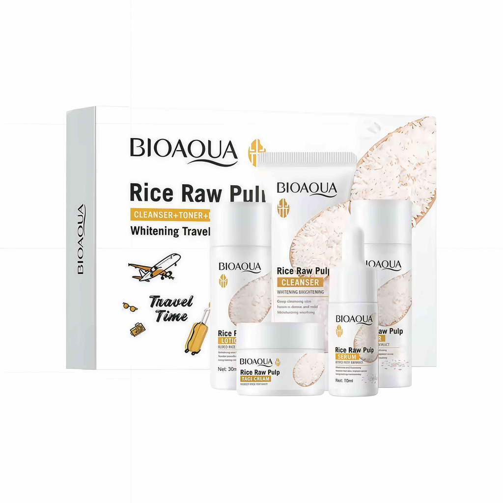 KIT VIAJERO X5 UNIDADES EXTRACTO DE ARROZ BIOAQUA