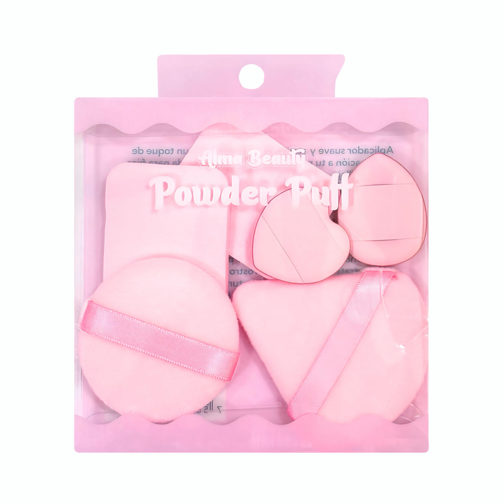 [ABA054] KIT DE BORLAS PARA POLVO X6 UNIDADES ALMA BEAUTY