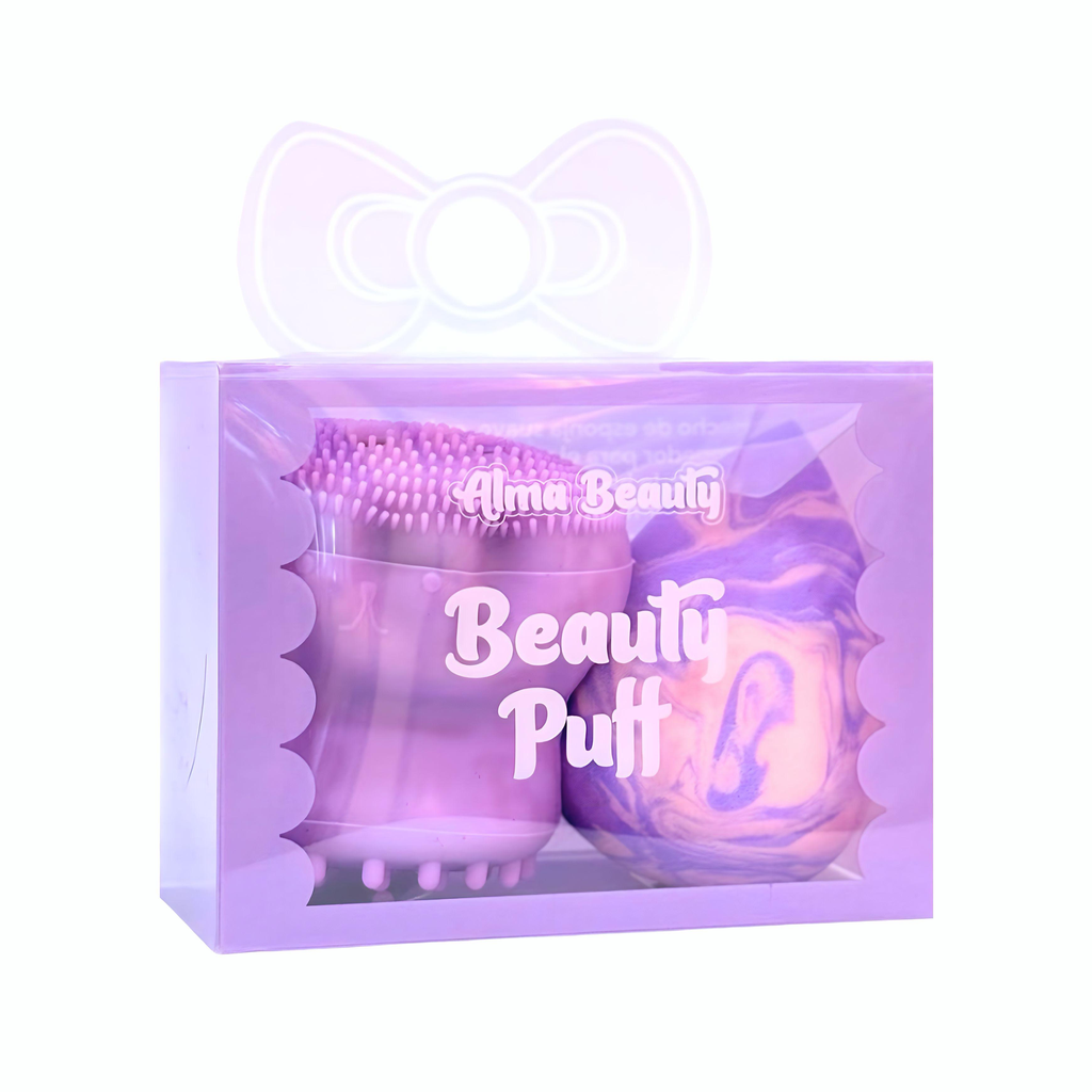 [ABA051] KIT CEPILLO FACIAL + BEAUTY BLENDER ALMA BEAUTY