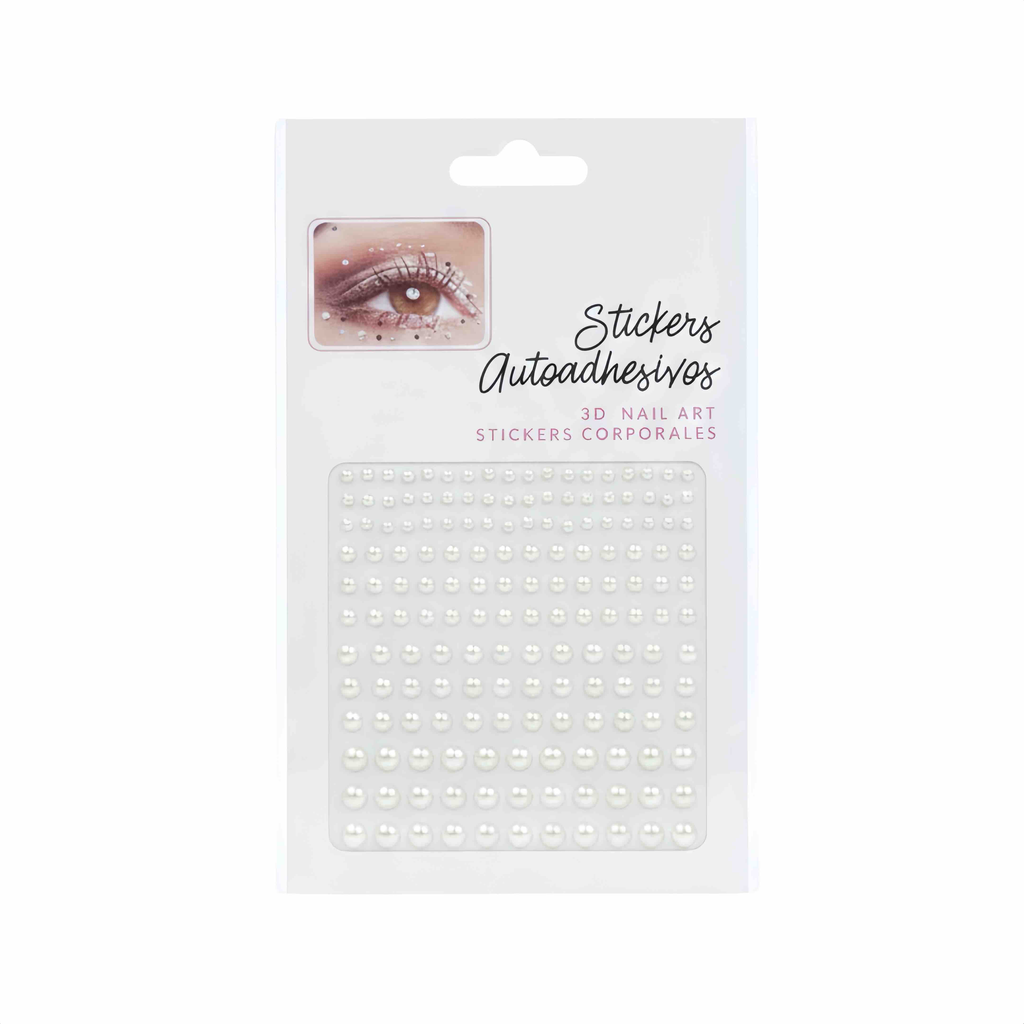 STICKERS AUTOADHESIVOS EN FORMA DE PERLAS