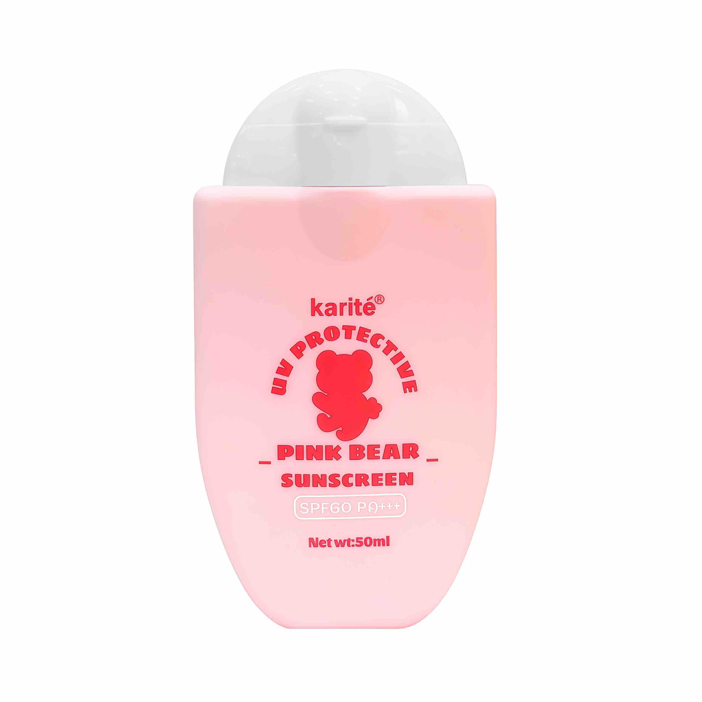 [6865447A] PROTECTOR SOLAR PINK BEAR 60 FPS KARITÉ
