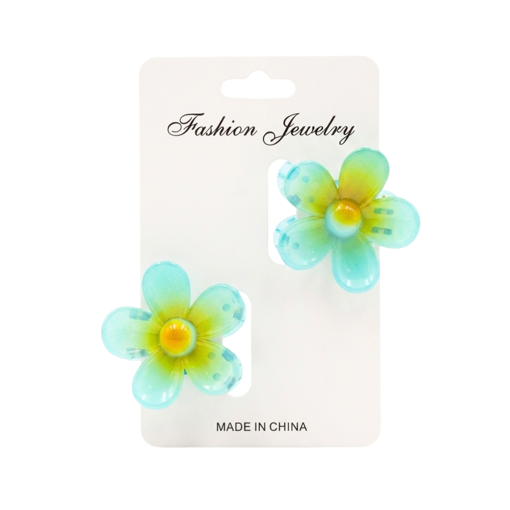 [RE21458361] KIT DE GANCHOS FLORALES SUJETADORES PARA CABELLO X2 PIEZAS